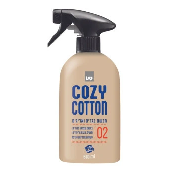סנו מקסימה מבשם בגדים ואריגים בניחוח Cozy Cotton קרייזי כותנה 500 מ"ל