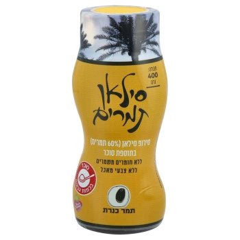 תמר כנרת סילאן תמרים בתוספת סוכר בבקבוק לחיץ 400 גרם - Tamar Kinneret