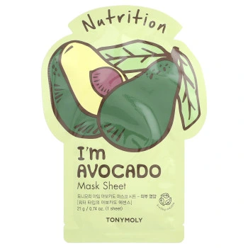 טוני מולי מסכת בד אבוקדו ⁦I⁩'⁦m Avocado⁩ 21 גרם