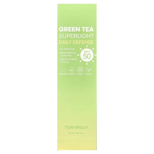 טוני מולי קרם הגנה ⁦Green Tea Daily Defense SPF50⁩ 50 מ״ל