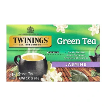 טווינינגס תה ירוק יסמין 20 שקיקים - מבית Twinings