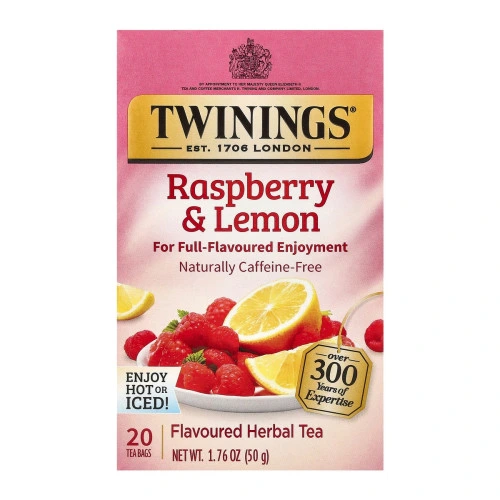 טווינינגס חליטת פטל ולימון 20 שקיקים - מבית Twinings
