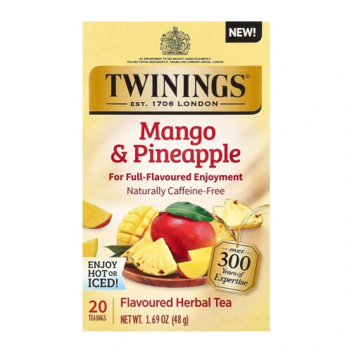 טווינינגס חליטת מנגו ואננס 20 שקיקים - מבית Twinings