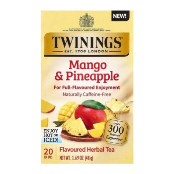 טווינינגס חליטת מנגו ואננס 20 שקיקים - מבית Twinings
