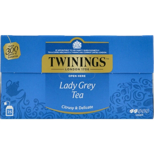 תה ליידי גריי טווינינגס 25 שקיקים - מבית Twinings
