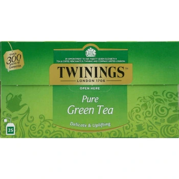 תה ירוק טהור טווינינגס 25 שקיקים - מבית Twinings