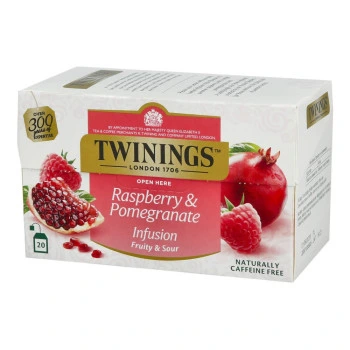 חליטת פטל ורימון טווינינגס 25 שקיקים - מבית Twinings