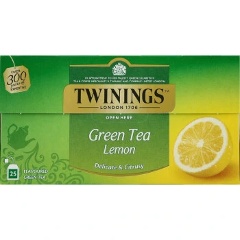 תה ירוק לימון טווינינגס 25 שקיקים - מבית Twinings
