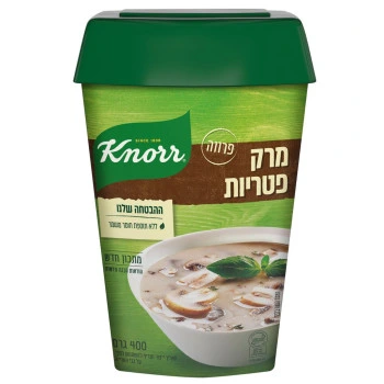 אבקת מרק פטריות כשרה לפסח קנור 400 גרם
