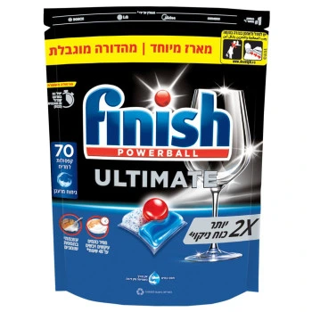 קפסולות למדיח פיניש אולטימייט 70 יחידות