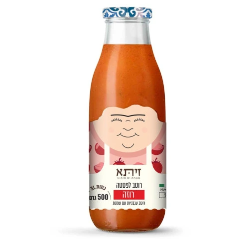 זיתא רוטב לפסטה רוזה 500 גרם - Zeta