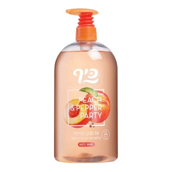 כיף אל סבון בניחוח אפרסק ופלפל שחור ⁧1 ליטר⁩