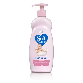 סופטקר קרם גוף לתינוק לעור רגיש 500 מ"ל - מבית Softcare