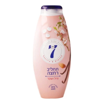 נקה 7 תחליב רחצה וניל ושקד - 750 מ"ל