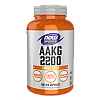 AAKG 2200 ארגינין אלפא-קטוגלוטרט ‏180 כמוסות - מבית NOW FOODS