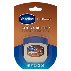 וזלין מיני באלם לחות לשפתיים רכות במראה זוהר חמאת קקאו 7 גרם - מבית VASELINE