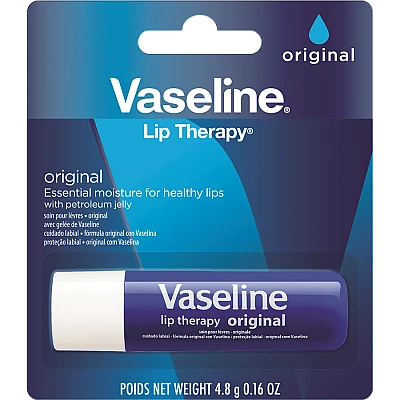 וזלין שפתון לשפתיים יבשות אורגינל למניעת יובש ללא ריח 5 גרם - מבית VASELINE