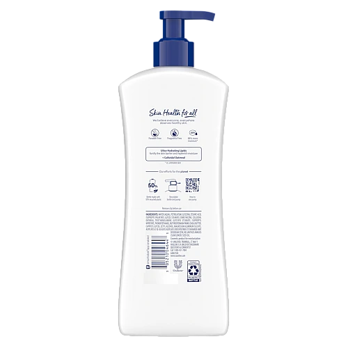 וזלין תחליב גוף טיפול אינטנסיבי להקלה על עור רגיש ללא בישום - ללא בושם - 600 מ"ל - מבית VASELINE