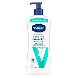 וזלין תחליב גוף טיפול אינטנסיבי להקלה על עור רגיש ללא בישום - ללא בושם - 600 מ"ל - מבית VASELINE