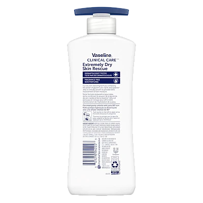 וזלין תחליב גוף טיפול קליני לעור יבש במיוחד ללא בישום 400 מ"ל - מבית VASELINE