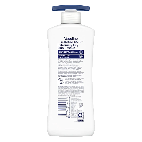 וזלין תחליב גוף טיפול קליני לעור יבש במיוחד ללא בישום 400 מ"ל - מבית VASELINE
