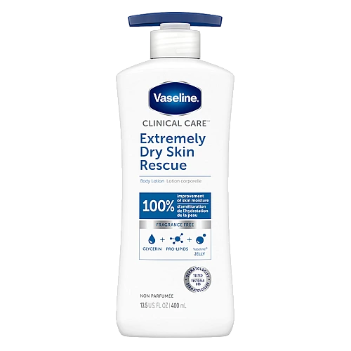 וזלין תחליב גוף טיפול קליני לעור יבש במיוחד ללא בישום 400 מ"ל - מבית VASELINE