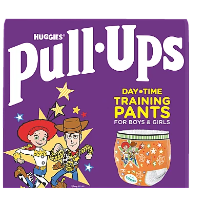 האגיס Pull-Ups פול אפס תחתוני גמילה יום לבנים ולבנות 15 ק"ג יחידות HUGGIES