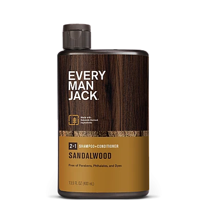 שמפו ומרכך יומי 2 ב-1 לכל סוגי השיער אלגום 500 מ"ל - Every Man Jack