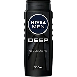ניוואה ג'ל רחצה לגבר DEEP לגוף פנים ושיער 500 מ''ל - מבית NIVEA