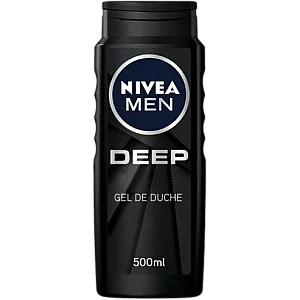 ניוואה ג'ל רחצה לגבר DEEP לגוף פנים ושיער 500 מ''ל - מבית NIVEA