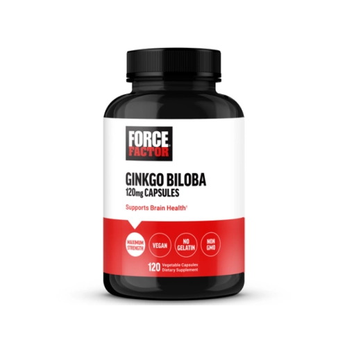 גינקו בילובה 120 מ"ג 120 כמוסות צמחיות - מבית Force Factor