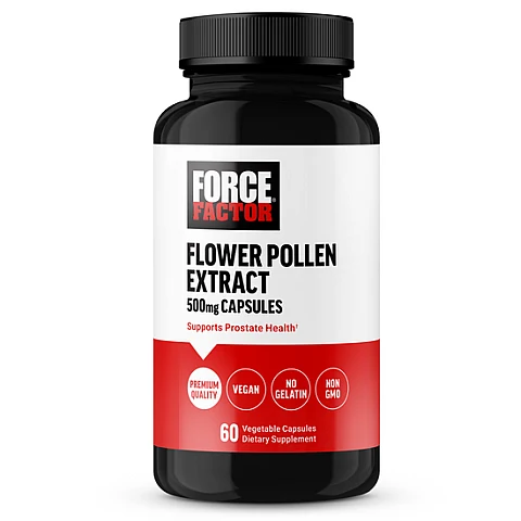 תמצית אבקני פרחים 500 מ"ג 60 כמוסות צמחיות - מבית Force Factor תמצית אבקני פרחים 500 מ"ג 60 כמוסות צמחיות - מבית Force Factor