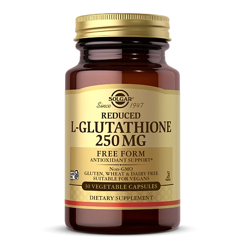 סולגאר ל-גלוטתיון 250 מ"ג 30 כמוסות - מבית SOLGAR