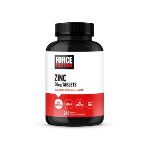 אבץ 50 מ"ג 240 טבליות - מבית Force Factor