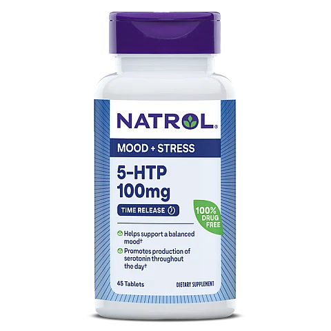 5-HTP הידרוקסי-טריפטופאן 100 מ"ג - 45 טבליות - מבית NATROL