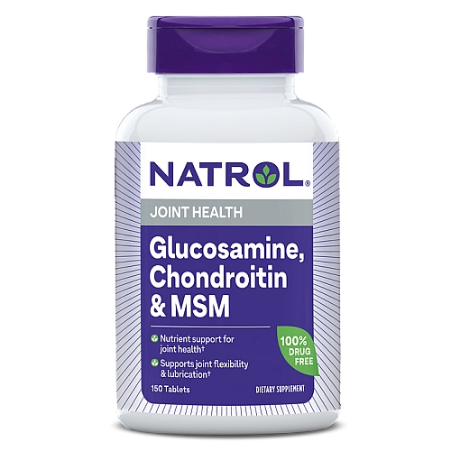 MSM ‏‏גלוקוזאמין כונדרויטין 150 טבליות - מבית Natrol
