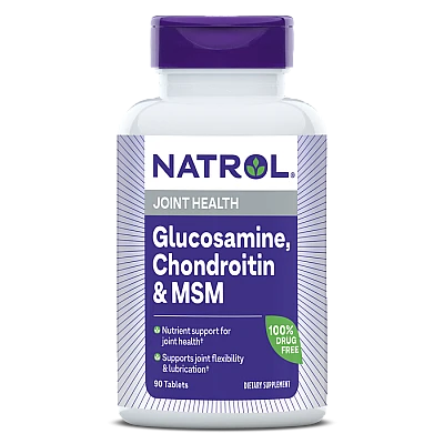 MSM ‏‏גלוקוזאמין כונדרויטין 90 טבליות - מבית Natrol