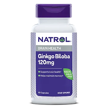 גינקו בילובה 120 מ"ג 60 קפסולות - מבית Natrol