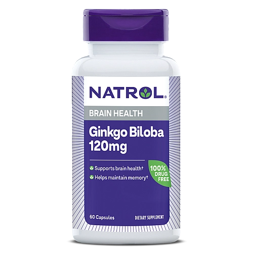 גינקו בילובה 120 מ"ג 60 קפסולות - מבית Natrol