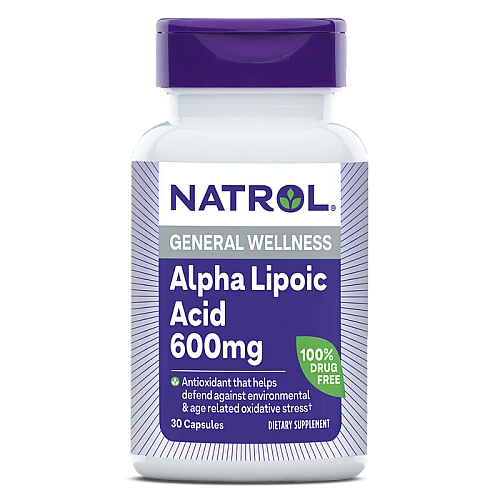 חומצה אלפא ליפואית 600 מ"ג 30 כמוסות - מבית Natrol