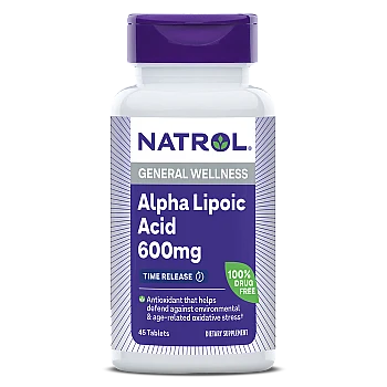 חומצה אלפא ליפואית 600 מ"ג 45 טבליות - מבית Natrol