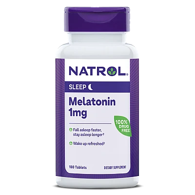 מלטונין 1 מ"ג 180 טבליות - מבית Natrol