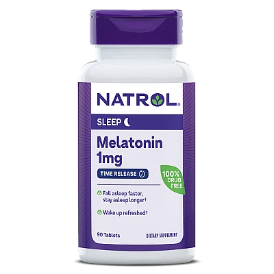 מלטונין 1 מ"ג 90 טבליות - מבית Natrol