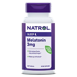 מלטונין 3 מ"ג 120 טבליות - מבית Natrol