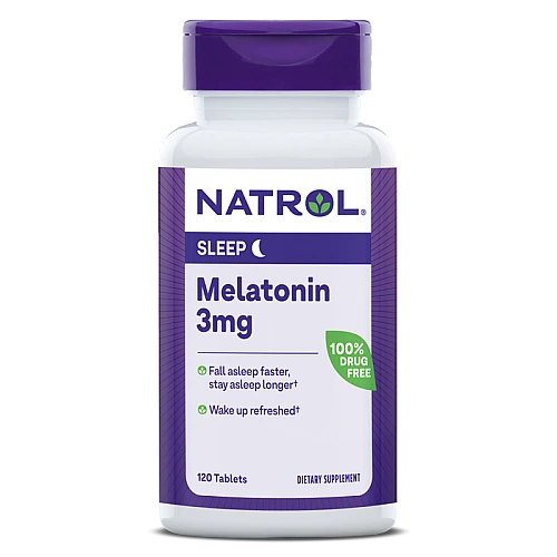מלטונין 3 מ"ג 120 טבליות - מבית Natrol