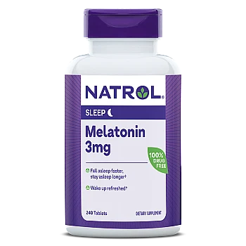 מלטונין 3 מ"ג 240 טבליות - מבית Natrol