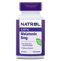 מלטונין 5 מ"ג 60 טבליות - מבית Natrol