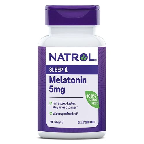 מלטונין 5 מ"ג 60 טבליות - מבית Natrol