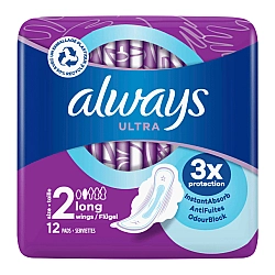 אולוויז תחבושת אולטרה לונג 12 יחידות