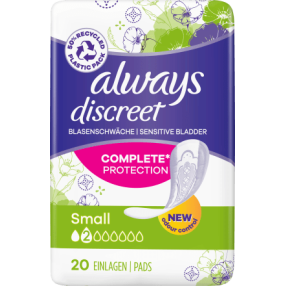 אולווייז דיסקרט לבריחת שתן S סמול 20 יחידות